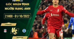 Tỷ lệ kèo Liverpool vs Brighton