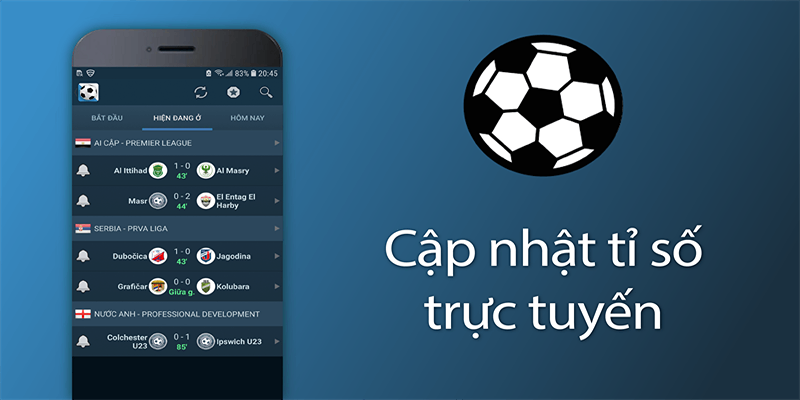 Các giải bóng hàng đầu tỷ số trực tuyến trực tiếp bóng đá - Livescore