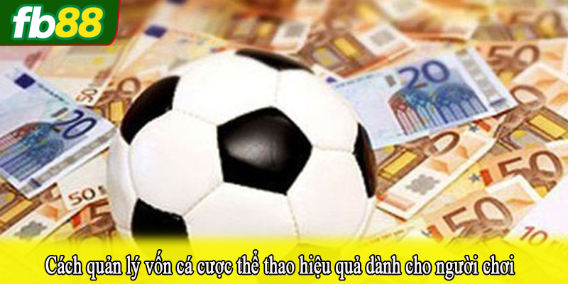 Cách quản lý vốn cá cược thể thao hiệu quả dành cho người chơi